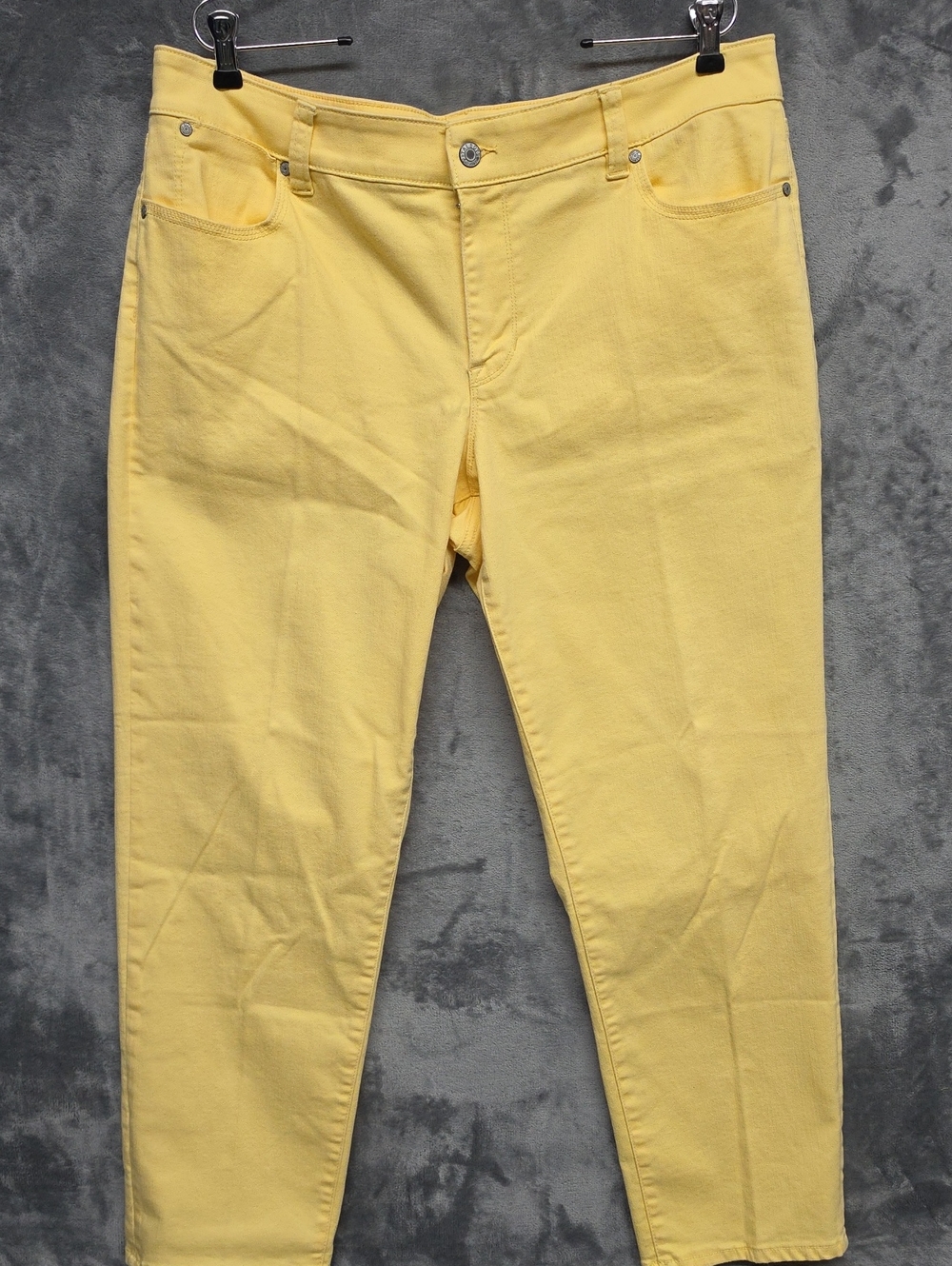 Talbots Yellow Boyfriend Five-Pocket Jeans